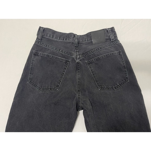 Anine Bing - Kate Straight Charcoal Jeans Size 26 Button Fly $250 - Picture 3 of 7